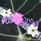 Bracelet strass et fleurs