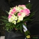 Bouquet demoiselle rose et vert