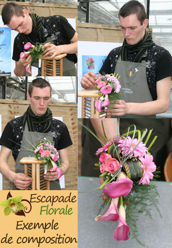Cours d'art floral - Escapade Florale