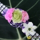 Bracelet strass et fleurs