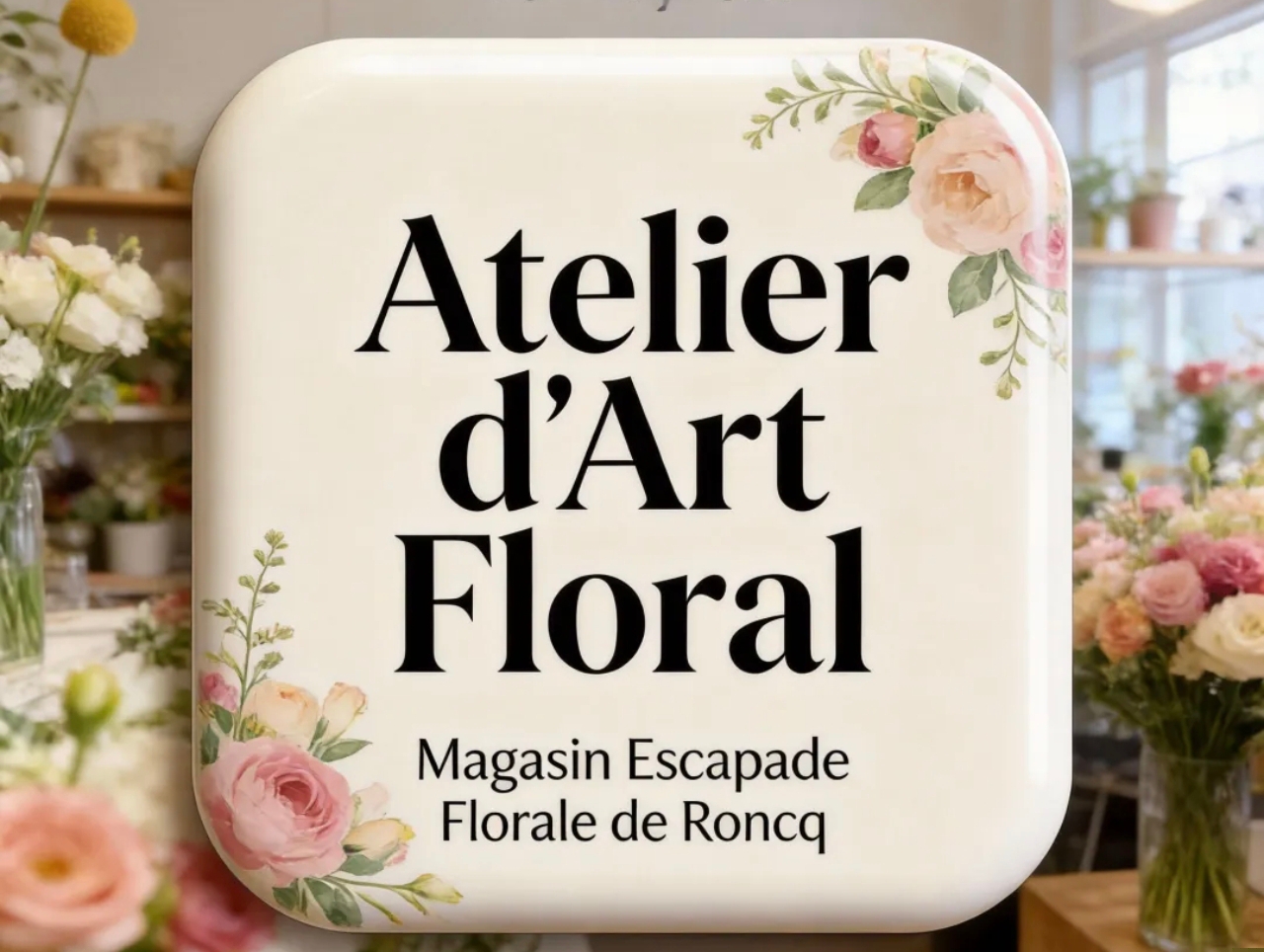 cours d'art floral Roncq 2026