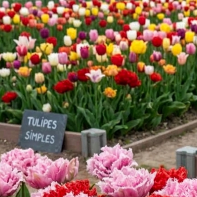 20 tulipes simples